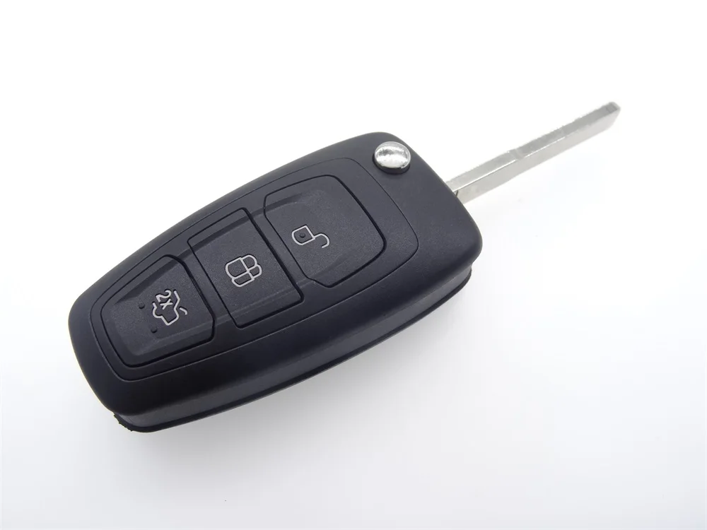Prix pour Nouveau Verrouillage À Distance Clé Fob 3 Boutons Pliant Flip Key cas pour Ford Fiesta Focus Mondeo S Max avec HU101 Lame 1 pc Prix pour Nouveau Verrouillage À Distance Clé Fob 3 Boutons Pliant Flip Key cas pour Ford Fiesta Focus Mondeo S Max avec HU101 Lame 1 pc