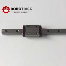 RobotDigg Grc15 MGN9 линейный рельс с блоком из нержавеющей стали пользовательская длина направляющей