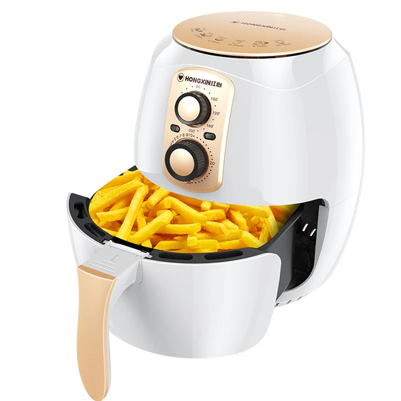 

Household Air Fryer Multi-functional Food Electric Oven Oil Free Smoke 3.8L High Capacity Non-stick Pan 1400W Power Air Fryer