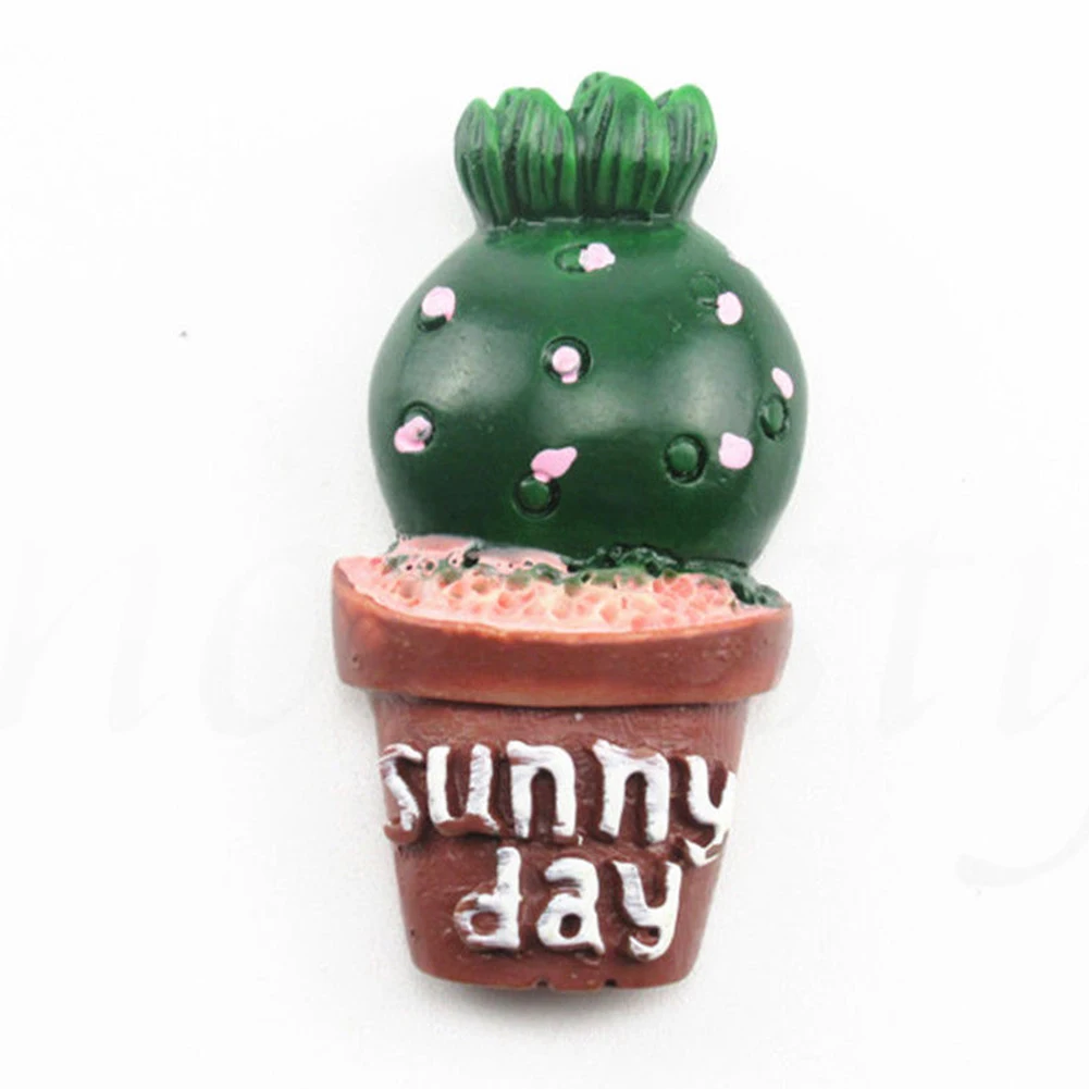 

Cute Plant Pot Kitchen Refrigerator Magnets Office Fridge Magnet Sticker Perfect for Whiteboard,Refrigerator, Map, Notes(6)