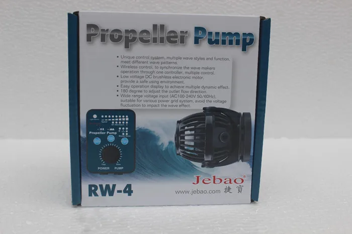 Jebao/Jecod 110~ 240V RW4 RW8 RW15 RW20 RW-4 RW-8 RW-15 RW-20 Коралл цилиндр насоса. Морской аквариум волна сделать - Цвет: RW-4