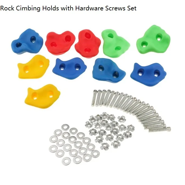 Cena Plac zabaw dla dzieci na świeżym powietrzu plastikowe uchwyty do ścianek wspinaczkowych zestaw ścienny zestaw kamieni skalnych podwórko dla dzieci