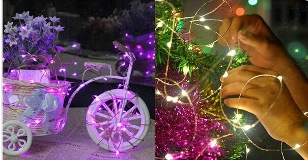 Tiras de Led da corda, led starrydecor feriado Modelo do Chip Led : Copper Wire Led Starrylights