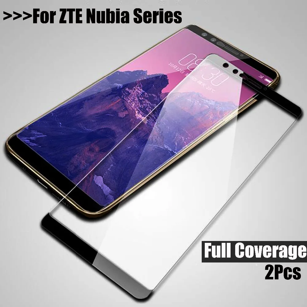 2 шт полное покрытие из закаленного стекла для zte Nubia Z17 Lite Z17S Z11 Z18 Mini S Nubia M2 Z17 N3 M2 Lite V18 защита экрана