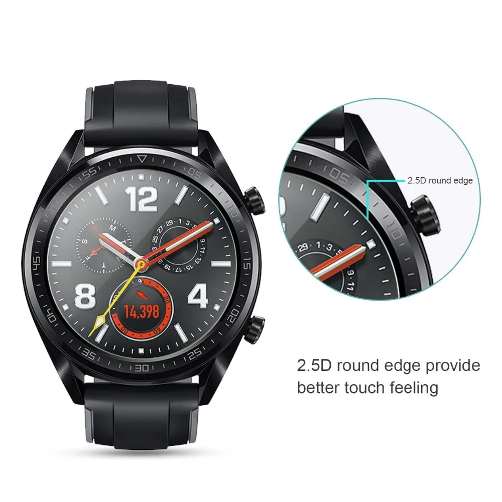 Huawei watch gt active защитная пленка из закаленного стекла для huawei watch GT ремешок твердость 9H HD аксессуары для часов