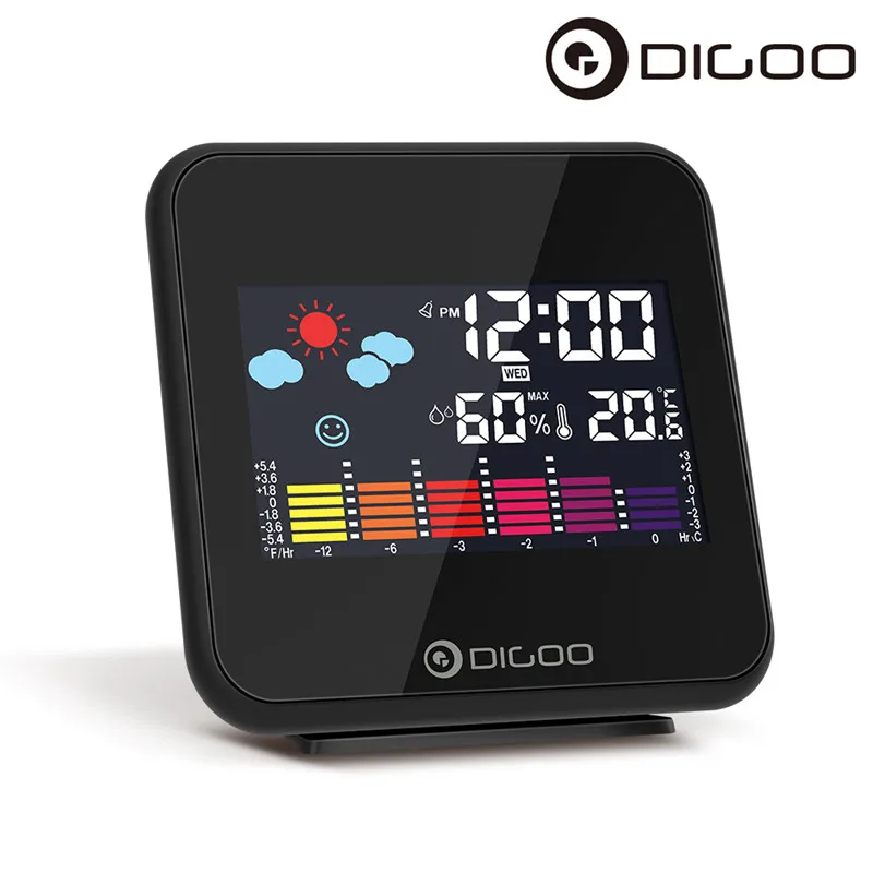 

Digoo DG-C15 Digital Wireless Backlight Weather Forecast Alarm Station Clock USB Hygrometer Thermometer Weather Station Clock