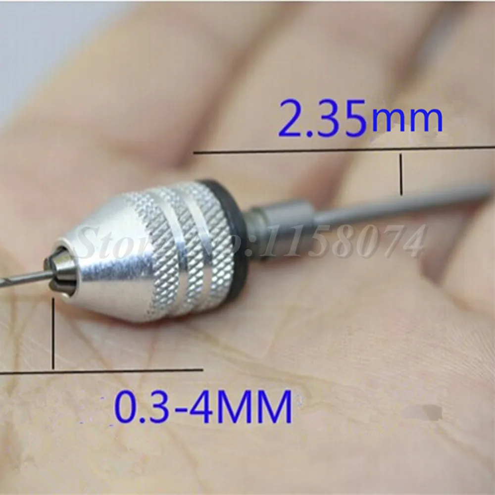Universal 0.3~4mm Chuck Adapter Drill Bit Converter 2.35mm Connecting Shaft New