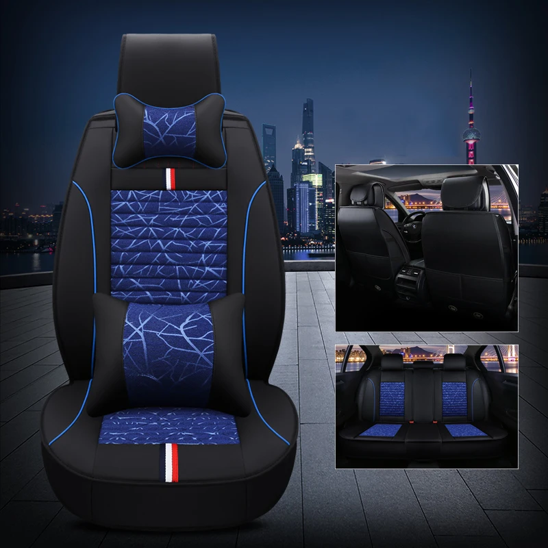 

WLMWL Universal Leather Car seat cover for Chrysler all models 300c 300 Grand Voyager car accessories car styling
