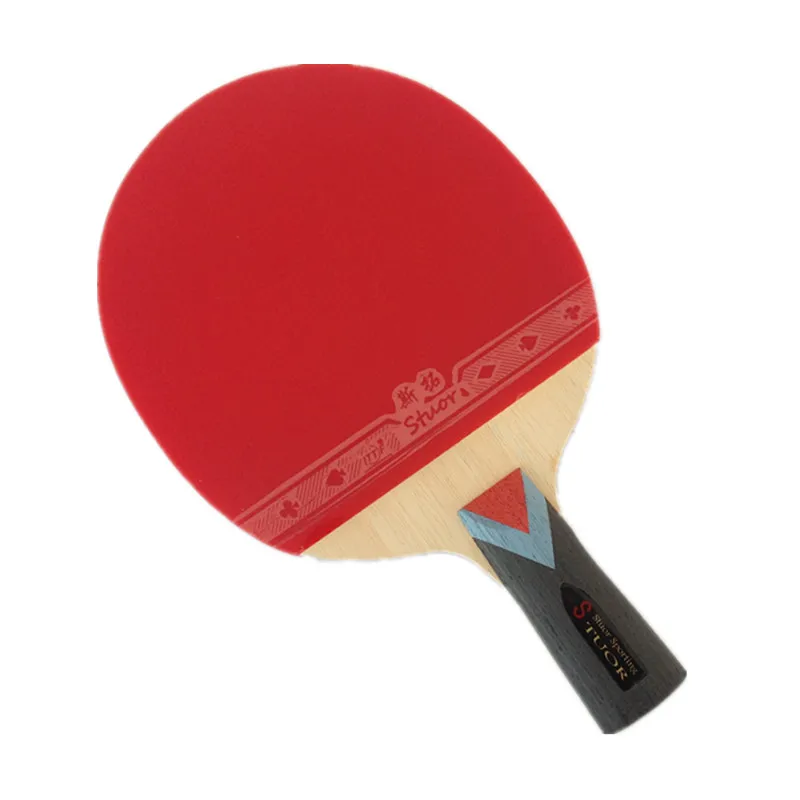 تنس الطاولة الخفافيش مضرب مع الأزرق نانو الجرافيت مضرب بينغ بونغ مجداف مجموعة مع حقيبة مزدوجة الوجه البثور في