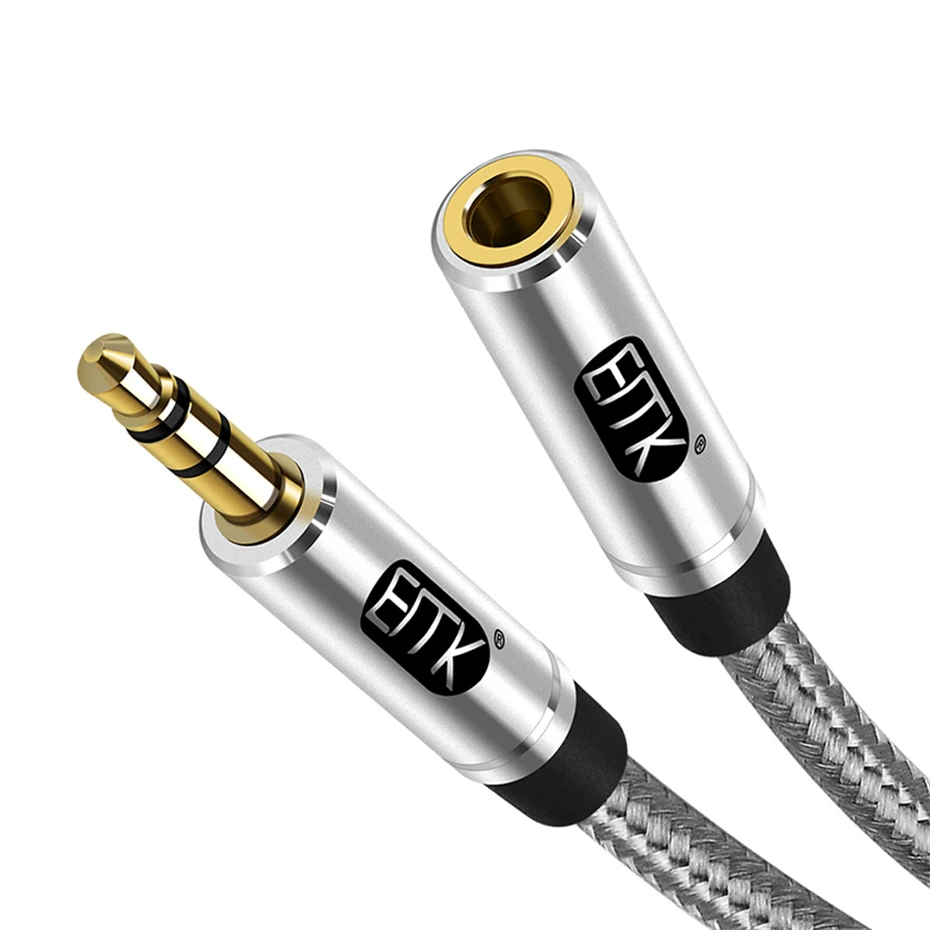 EMK Aux Cable Headphone Extension Cable 3.5mm Jack Male to Female For Computer Audio Cable 3.5mm Headphone Extender Cord (3)