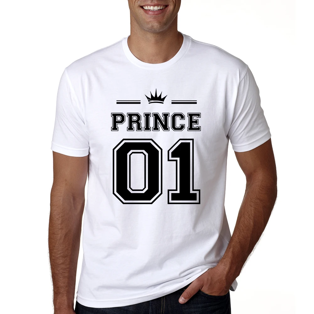 Couple Prince 01 T Shirt Princess 01 Letter Print T-Shirt Women Men Hipster Fashion Tshirt Casual Couple T Shirt for Lover Couple Prince 01 T Shirt Princess 01 Letter Print T-Shirt Women Men Hipster Fashion Tshirt Casual Couple T Shirt for Lover
