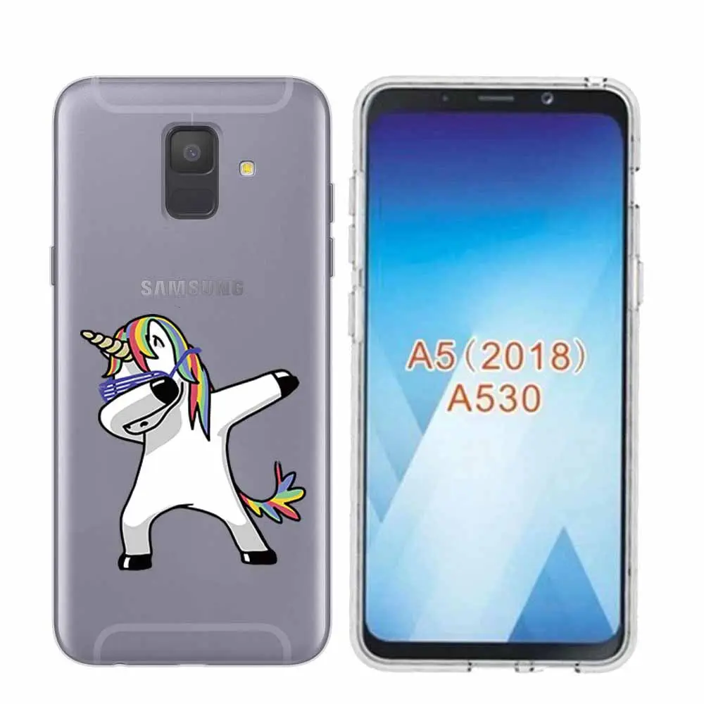 Arvin Paniting Case FOR Samsung A5 Adorable Animals Case FOR Samsung A6 Plus 2018 Smart Back Protective Phone Cover FOR A3 A7 A8 (4)