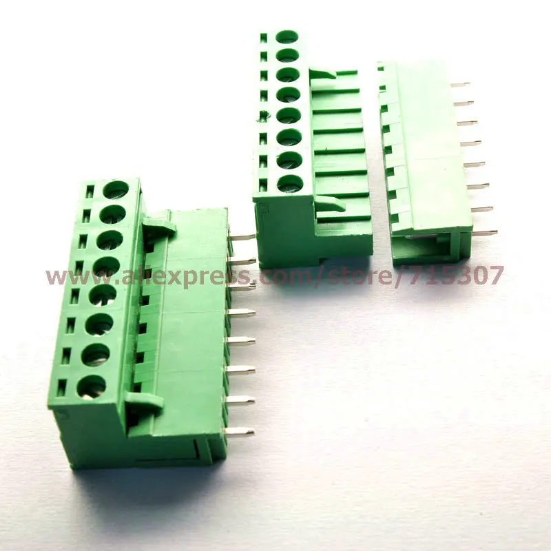 

PHISCALE 5 set Vertical PCB Terminal Blocks 5.08mm 8pin 300V 15A