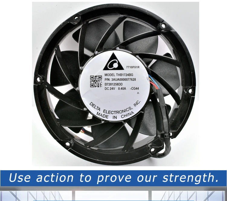 About Delta THB1724BG 17cm 17251 24V 8.40A ABB ACS880 R9 Inverter Fan