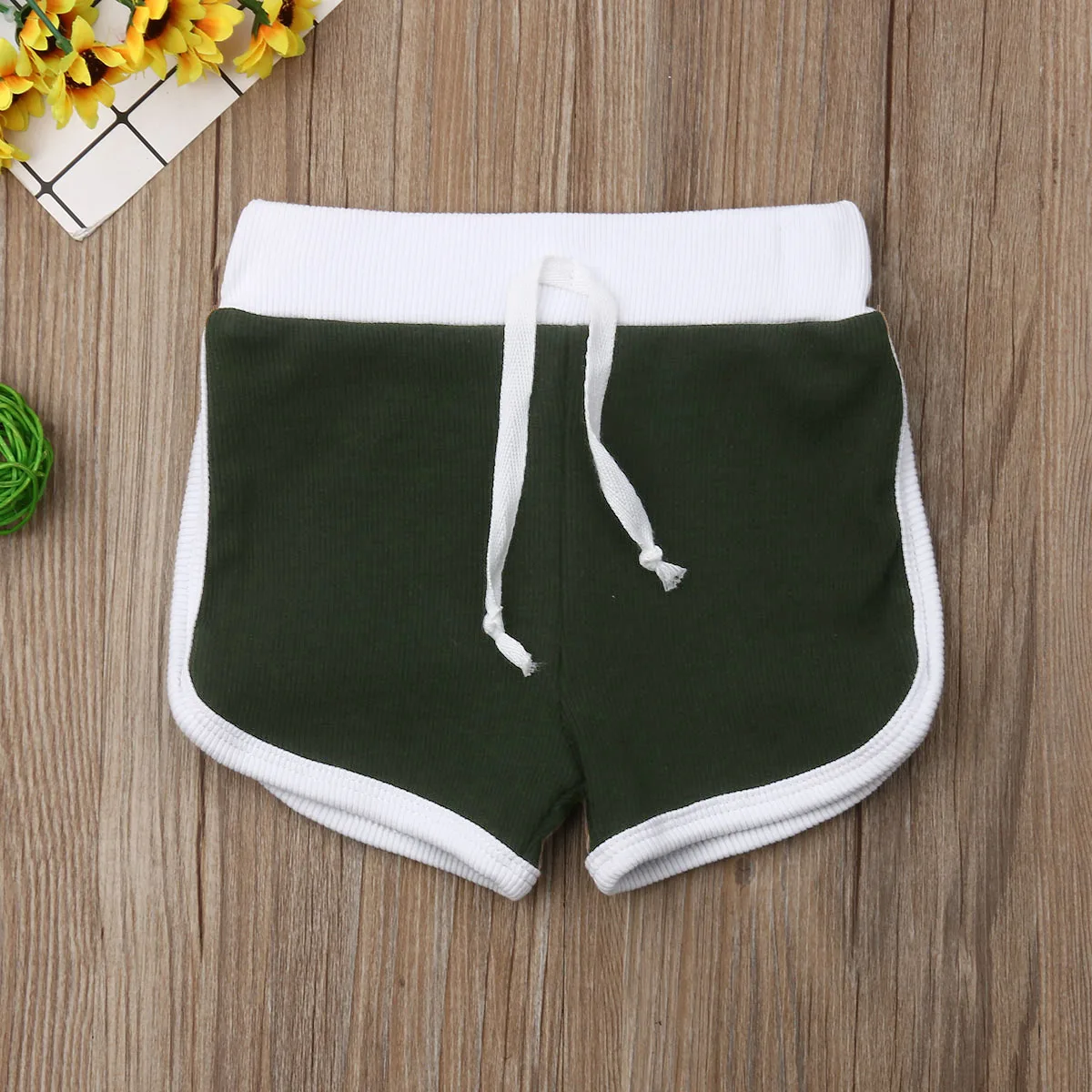 Повседневные трикотажные брюки для маленьких мальчиков; пляжные шорты для плавания с завязками; летняя одежда