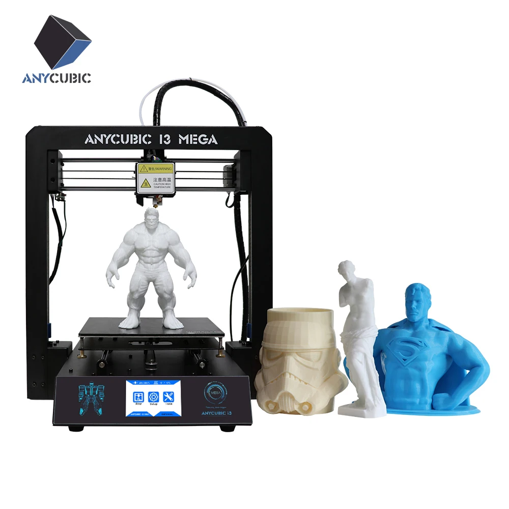 Anycubic 3D-принтеры I3 Мега Impresora 3d DIY Kit металлический широкоформатной печати Размеры Сенсорный экран ЖК-дисплей нити 8 г SD карты 3d Друкер Anycubic 3D-принтеры I3 Мега Impresora 3d DIY Kit металлический широкоформатной печати Размеры Сенсорный экран ЖК-дисплей нити 8 г SD карты 3d Друкер