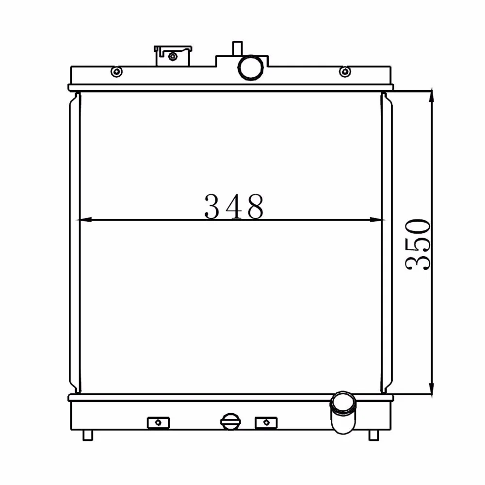 Полностью алюминиевый автомобильный радиатор для Honda Civic EK EJ MA MB MG EG EH GH2 GH4 1.5L 1992-2001 19010-p01-003