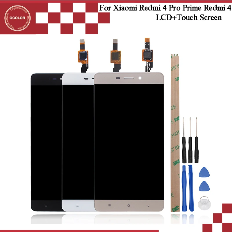 

ocolor 5.0" For Xiaomi Redmi 4 Phone LCD Screen Display Touch Screen Digitizer LCD +Tools For Xiaomi Redmi 4 Pro Prime Redmi 4