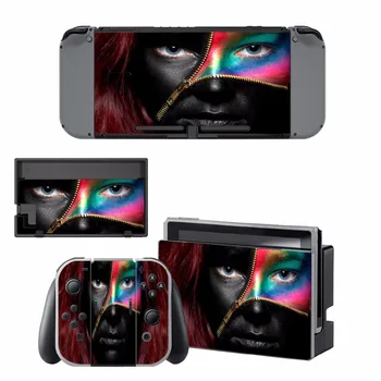 

New man face vinyl Decal Skin Sticker For Nintend Switch NS NX Console & Joy-con