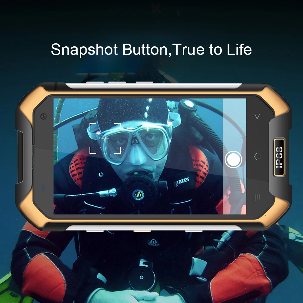 Blackview BV6000S водонепроницаемый ударопрочный смартфон с четырёхъядерным