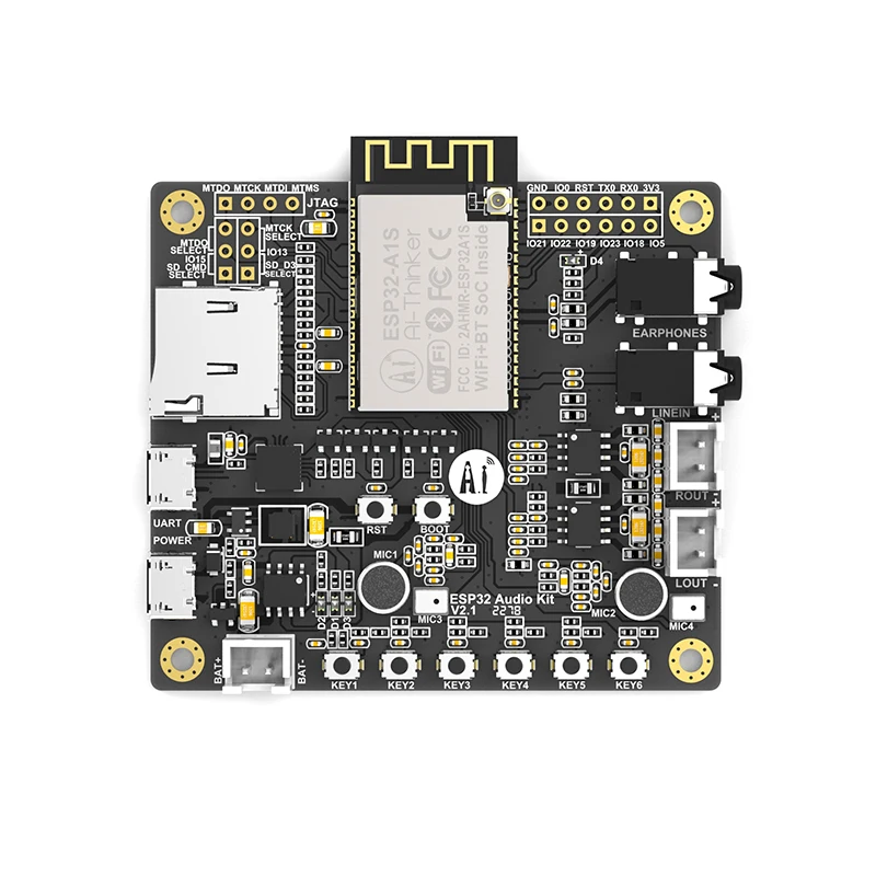 Original ESP32-Aduio-Kit WiFi+ Bluetooth module ESP32 serial to WiFi / audio development board with ESP32-A1S | Электроника