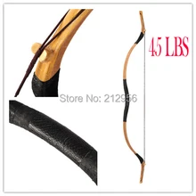 Pigskin Handmade Longbow Mongolian Bow Recurve Horsebow Archery 45 LBS MGZ45