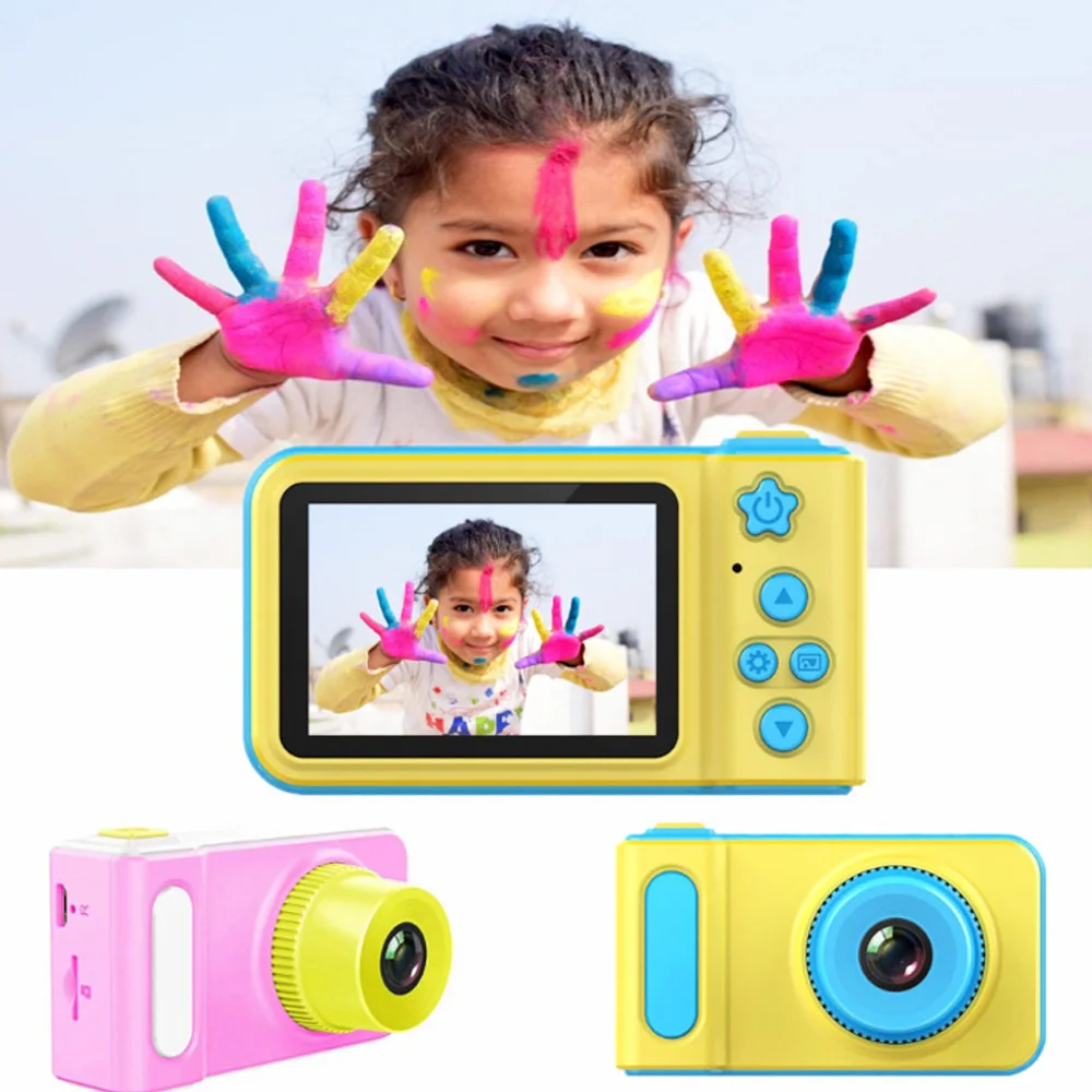2,0 дюймов ips HD экран дети цифровая камера игрушка высокой четкости Смарт съемки видео Запись функция камера для детей подарок