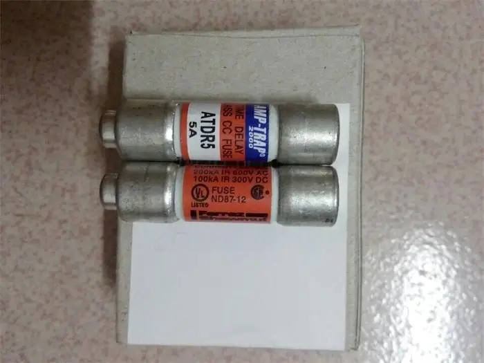

ATDR 5 AMP-TRAP Farley 10X38 ceramic delayed fuse 5A Mersen Mandelson genuine US