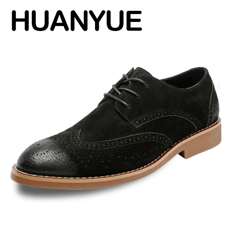 

2018 New Men Leather Shoes Breathable Dress Business Shoes Man High Quality Flat Shoes For Men Fashion Lace Up Men Shoes Oxfords
