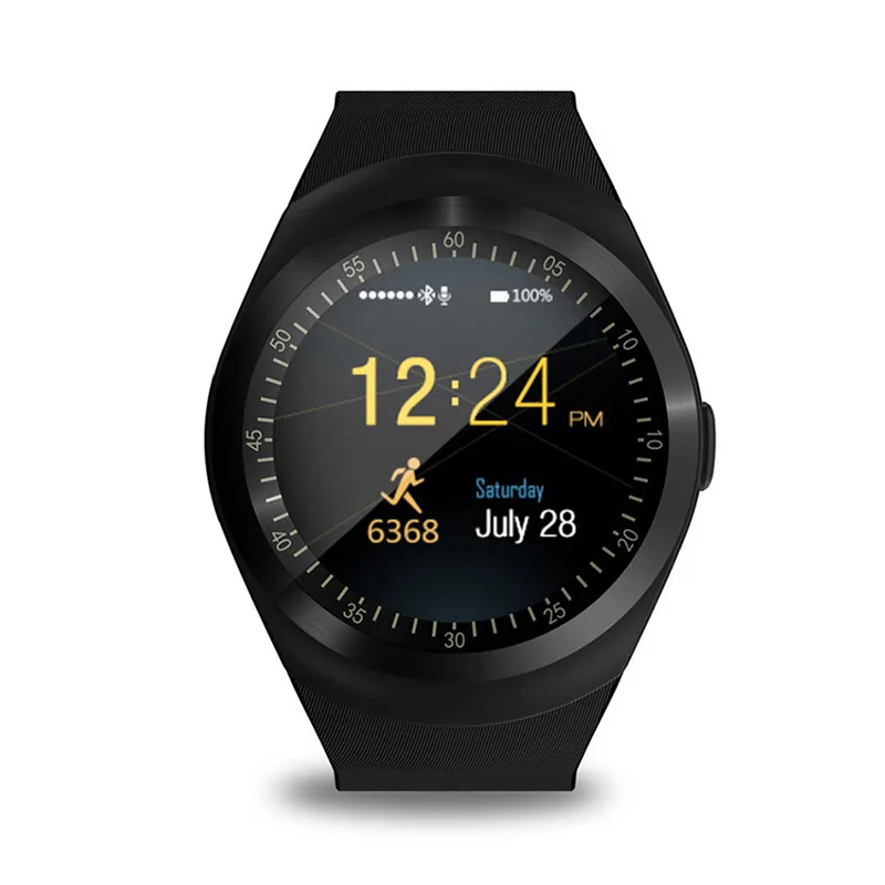 

Y1 smart Watch Circular Screen Touch Screen with SIM Card Location Remember step Record Telephone watch LSB01093