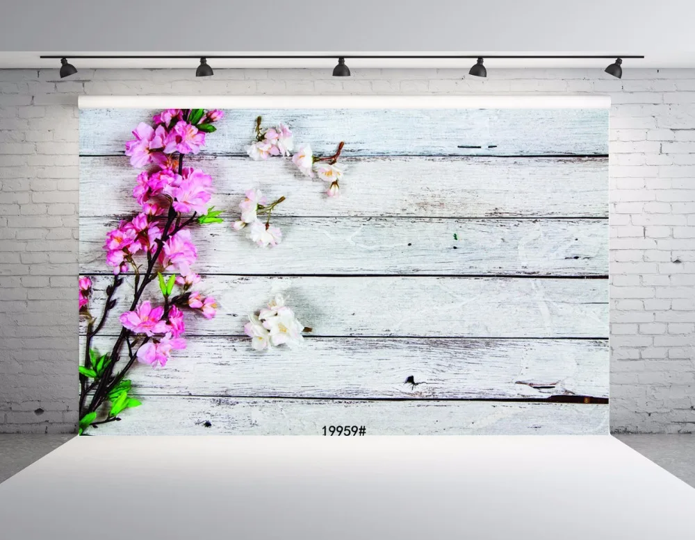 

SHENGYONGBAO Vinyl Custom Digital Printed Backdrops for Photography Wood theme Photo Studio Background 19959