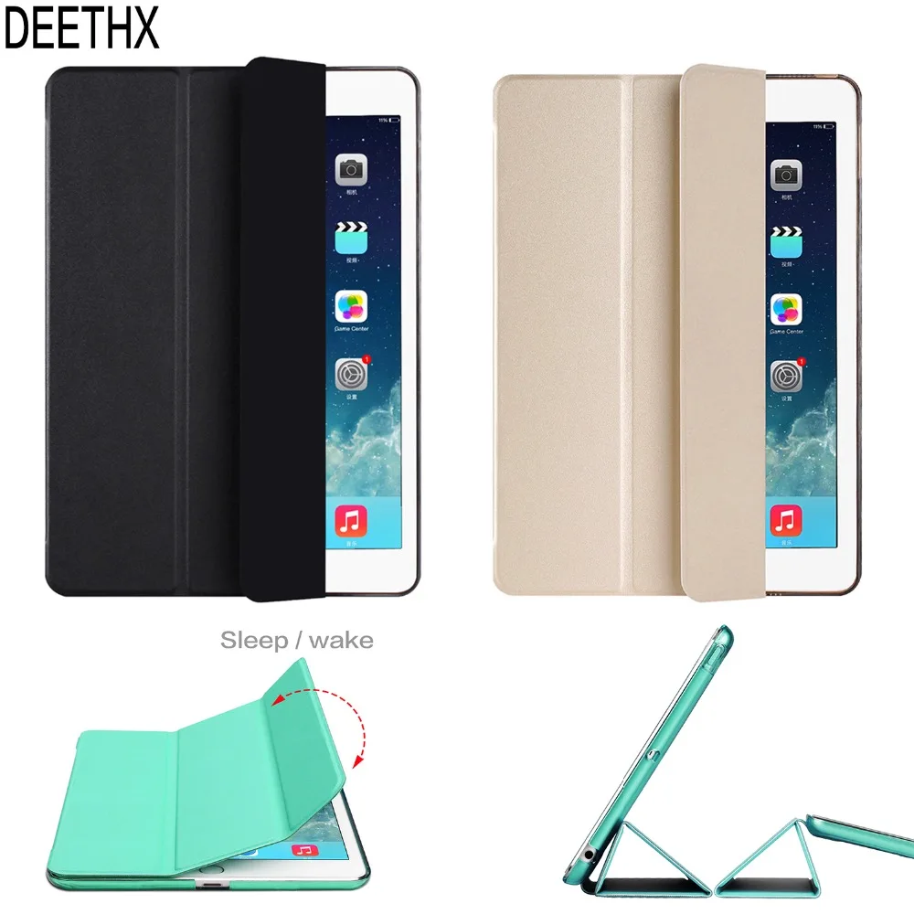 

For Apple iPad 2 3 4 Sleeping Wakup Ultral Slim Color PU Leather Smart Cover shell For iPad case 2/3/4 hot sale
