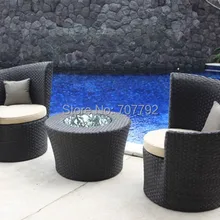 Новое поступление! Новинка года Дизайн смола Патио Плетеная стулья