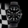 Reloj de moda para hombre con Dial numérico, banda de silicona, reloj de pulsera de cuarzo analógico deportivo ► Foto 2/6