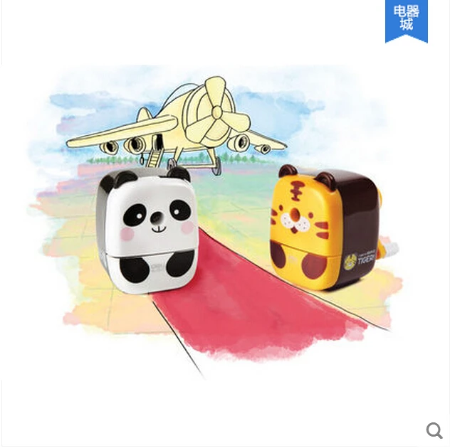 

premium cute cartoon mechanical pencil sharpener high quality stationery good present for children Deli 0673