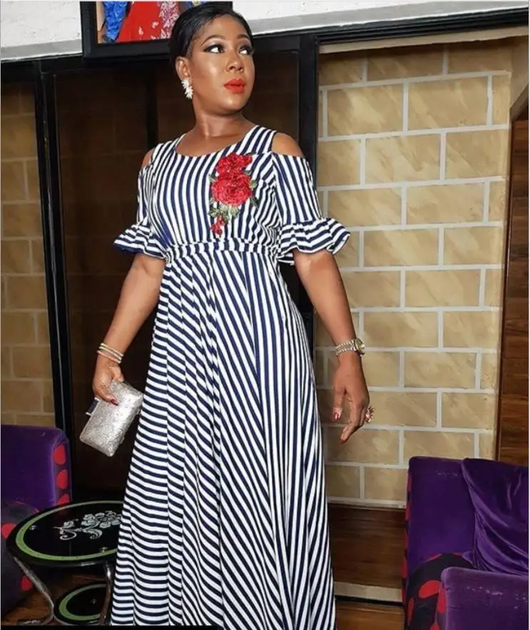 

African Long Maxi Dresses For Women Dashiki Dresses Bazin Riche Traditional African Clothing Short Sleeve