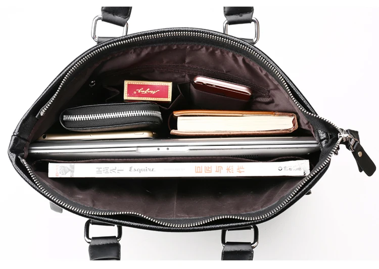 Бизнес Портфели кожа Для мужчин сумка компьютер, ноутбук сумка человек большая сумка ретро Курьерские сумки Для мужчин с дорожные сумки