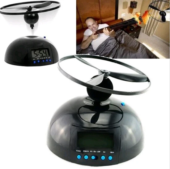 Flying clock. Летающий будильник. Будильник гаджет. Часы «вертолет». Flying clock.