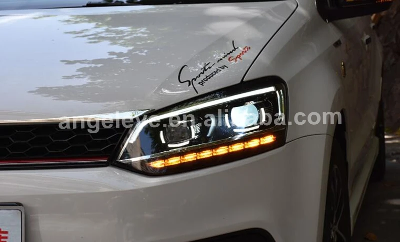 For VOLKSWAGEN Polo Mk5 Vento Cross polo LED Head Lamp 2011-2017
