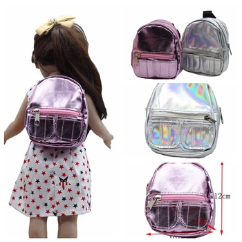 

New Arrival 18inch Girl Doll Bag Toy For 43cm Baby Dolls Education Toy as For 1/3 BJD Doll Mini Backpack Doll Accessories