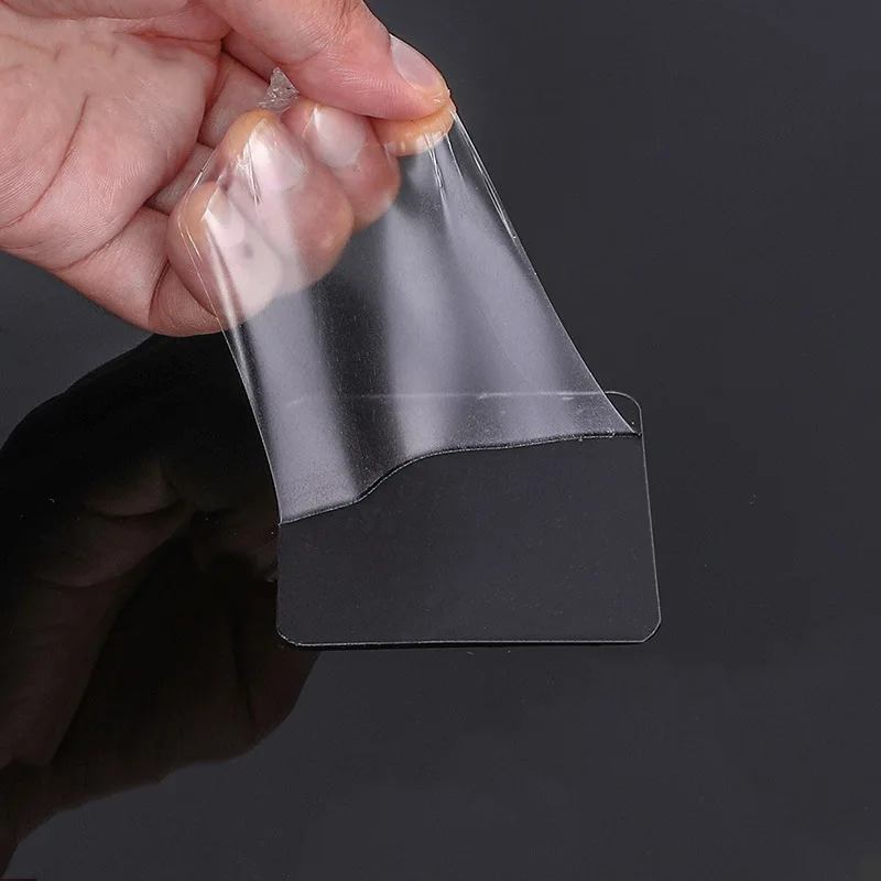 10 шт. прочная двухсторонняя квадратная лента моющаяся многоразовая прозрачная липкая противоскользящая гелевая прокладка Монтажная лента