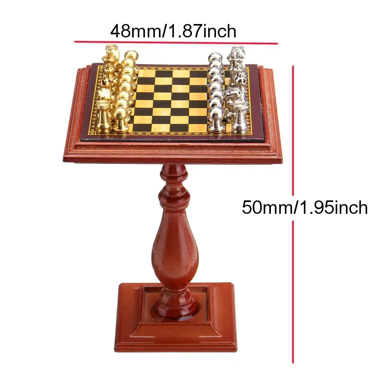 1:12, миниатюрный Шахматный набор с настольным магнитом, шахматные фигуры, развлекательная мини-шахматная игра, подставка, миниатюрная сцена, модель, игровая игрушка