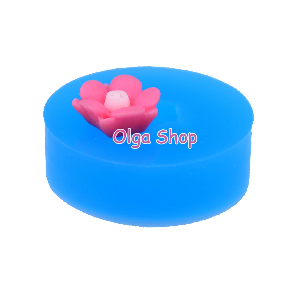 HYL256 8 7 мм мини цветок силиконовые пуш ап пресс форм для полимерной глины Fondant
