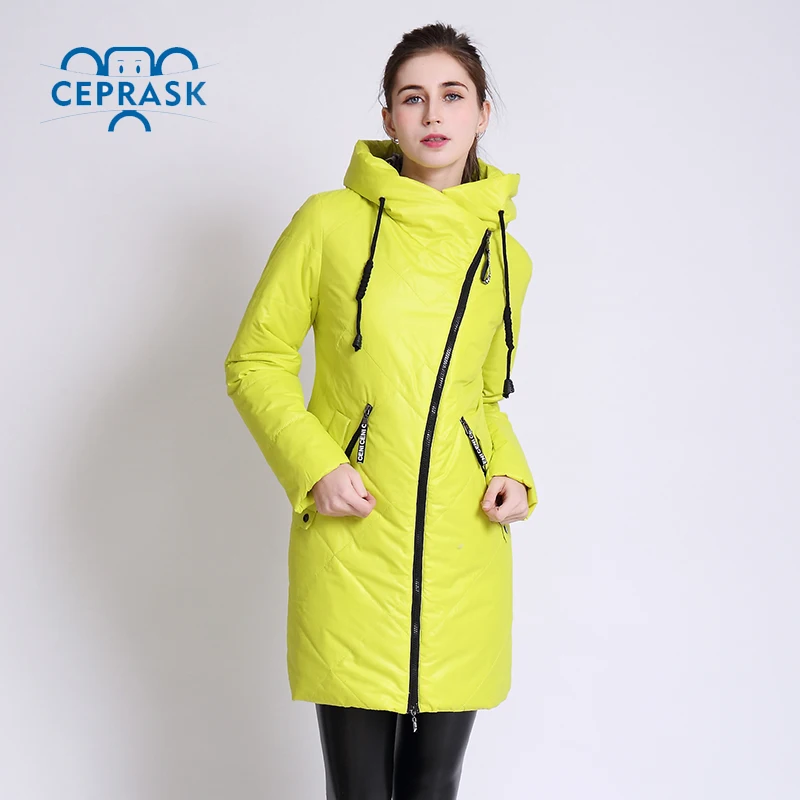 Automne Plus Modèles Vestes white La Qualité Blue dark Nouveaux light Yellow Coupe De Parka Longue À blue Femmes Ceprask Manteau Taille Mince Capuchon Green Haute Printemps Femme vent 2018 7Cxt0x