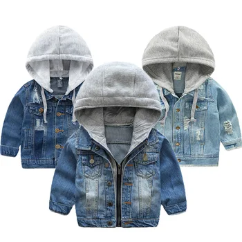

Baby Boys Denim Jacket 2019 Spring Jackets For Boys Coat Kids Outerwear Coats For Boys Clothes Children Jacket 2 3 4 5 6 7 Year