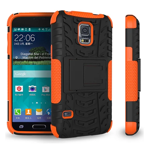 Cybernator Armor Case Shock Proof Heavy Duty Cases For Samsung Galaxy S5 Mini With Stand 8 Colors In Stock |