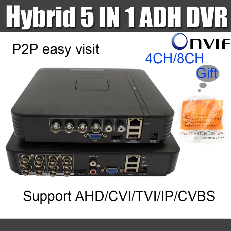 1080N 960 H AHD DVR 4ch 8ch видеонаблюдения DVR для 1080 P 960 P 720 P AHD Камера и нормальный CCTV Камера 960 H Xmeye P2P легко посетить мобильного телефона