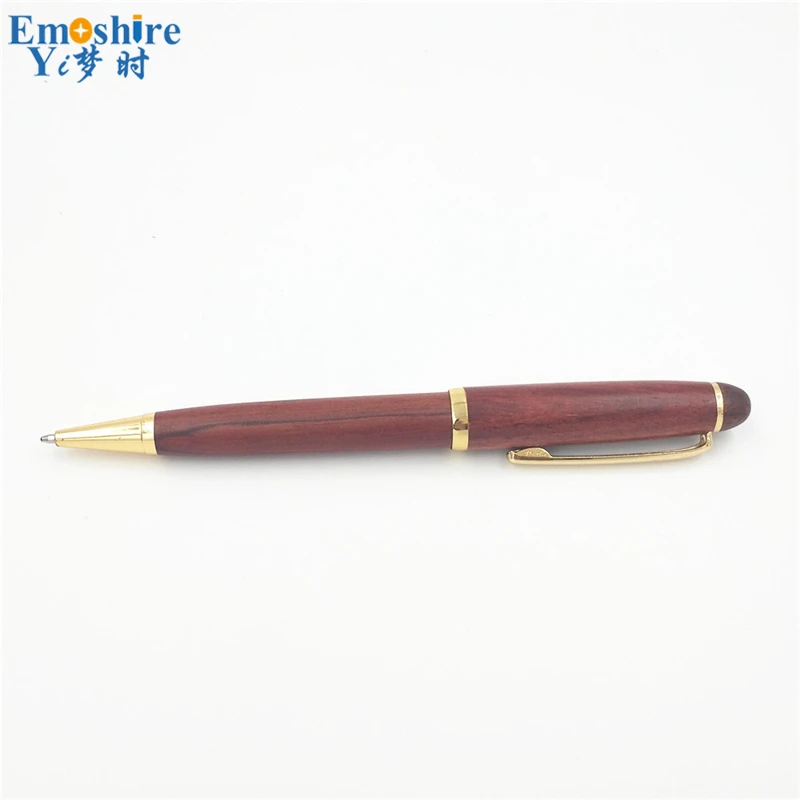 Emoshire Rosewood ball - point pen wood ball - point pen students complete practical gifts free design spot wholesale (1)