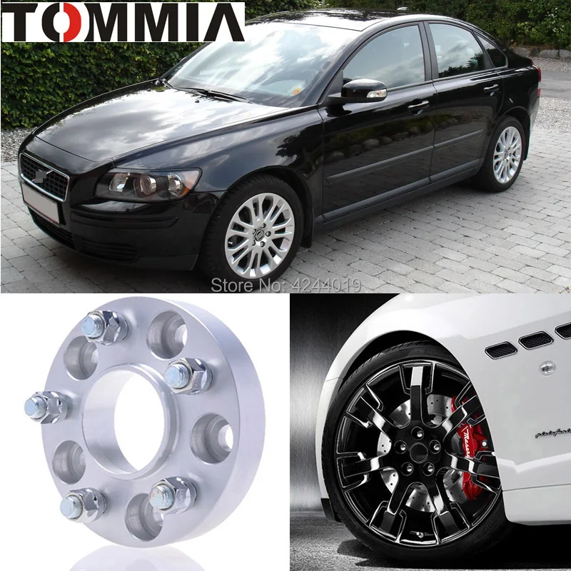 Fits Volvo S40 2PCS Wheel Hub Centric Spacers Tire Adapters Rims Flange