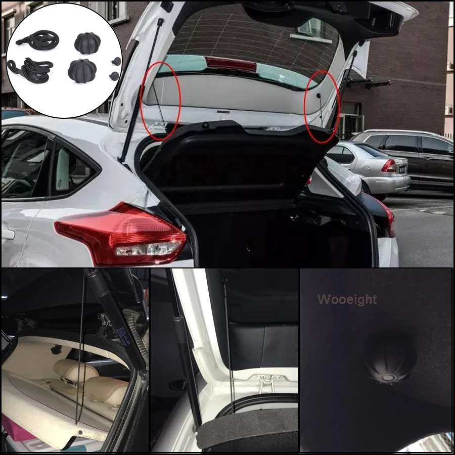 Wooeight Car Rear Parcel Shelf String Holding Strap Cord Trunk Lid Back